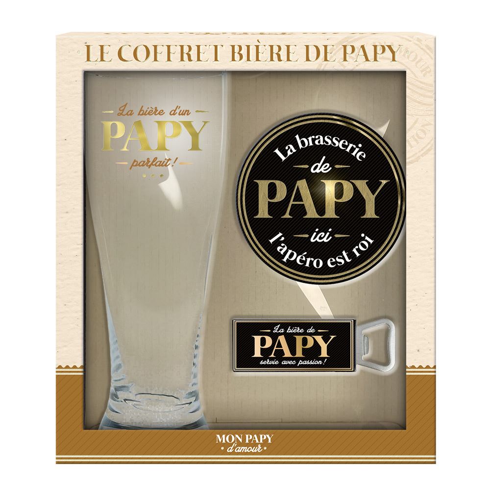 Coffret bière papy