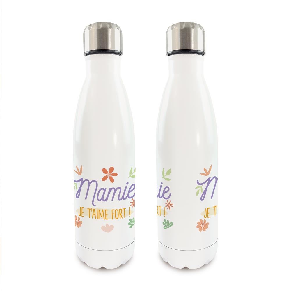 Bouteille isotherme mamie je t'aime