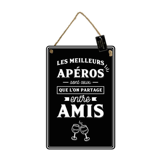 Plaque déco apéro entre amis
