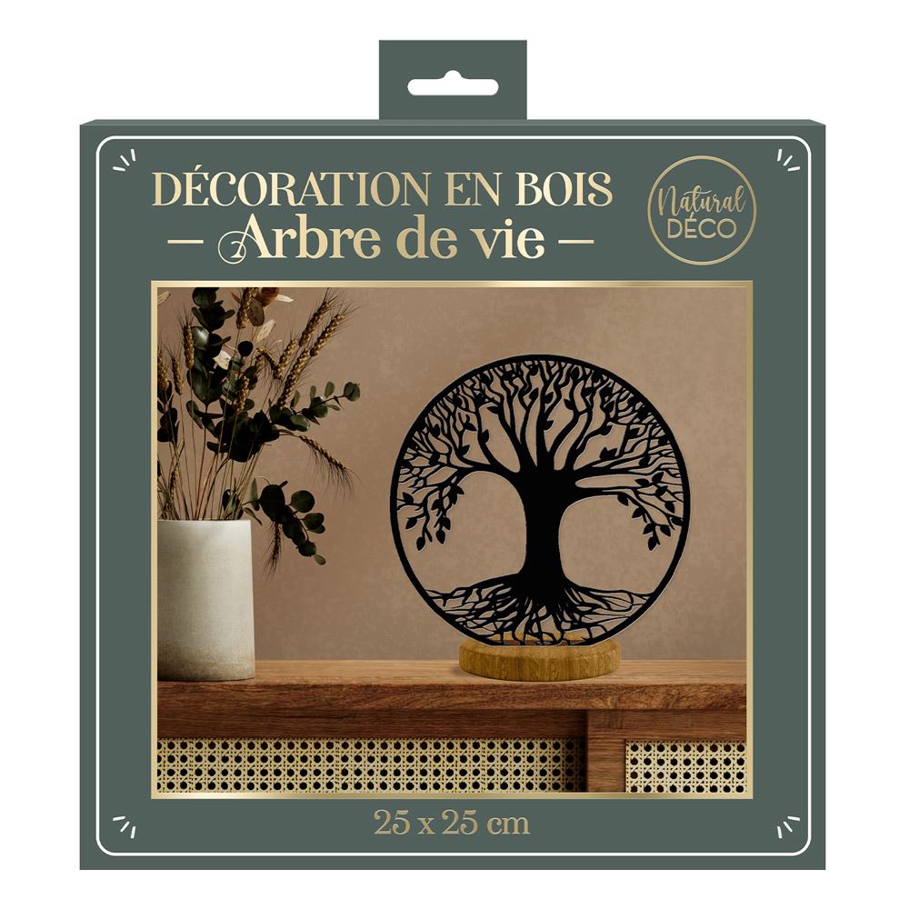 Déco arbre de vie noir