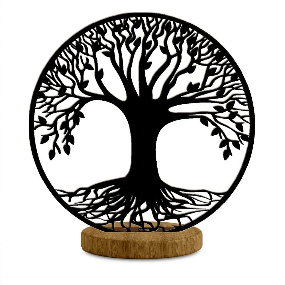 Déco arbre de vie noir
