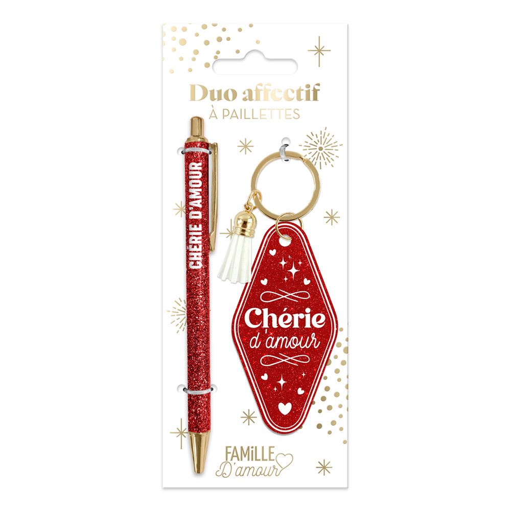 Duo paillettes chérie