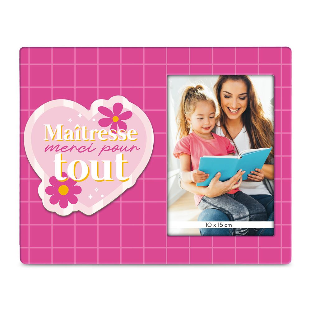 Cadre photo maitresse
