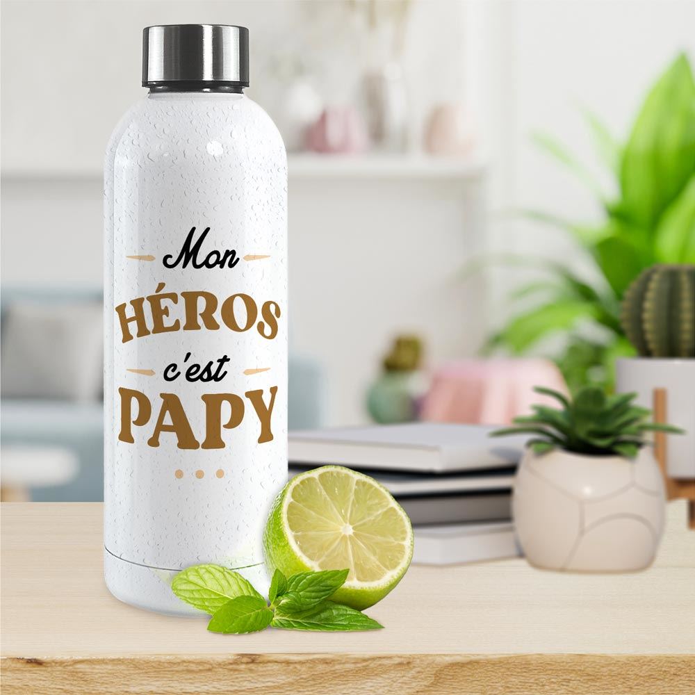 Gourde isotherme Mon héros c’est Papy