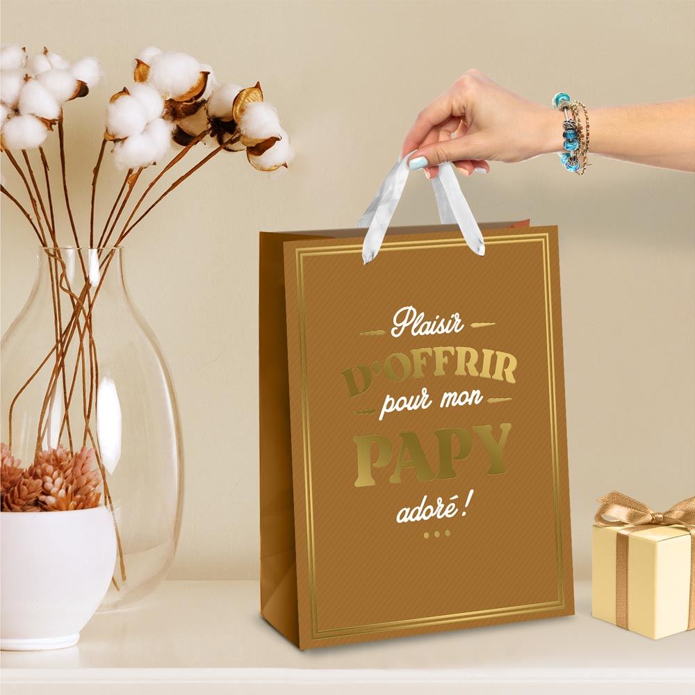 Pochette cadeau Papy