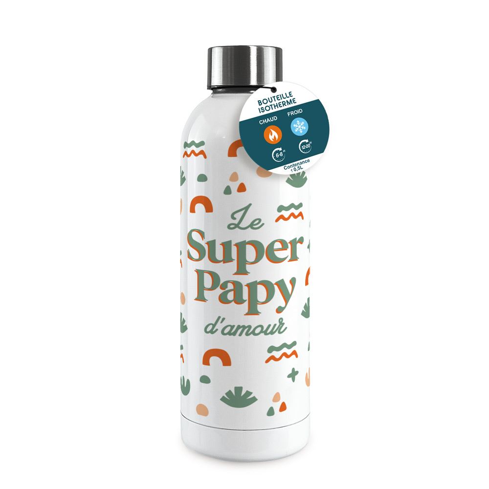 Bouteille isotherme super papy
