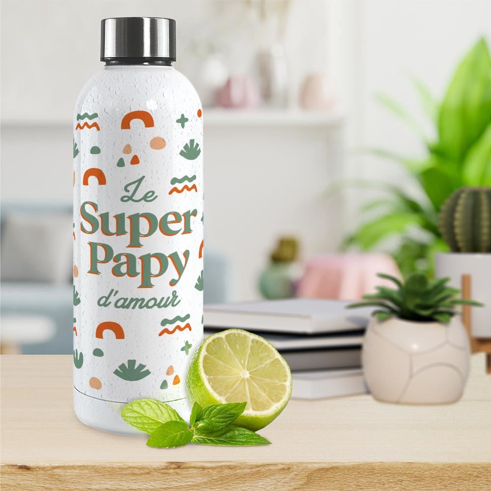Gourde isotherme Super Papy d’Amour