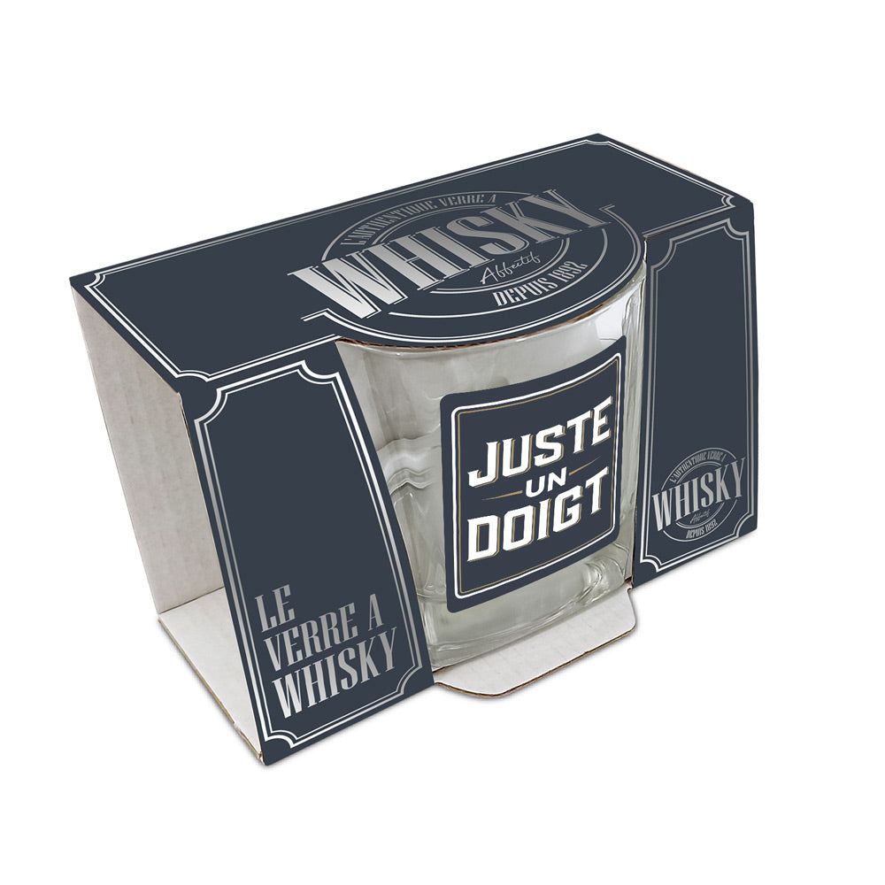 Verre A Whisky "Juste Un Doigt"