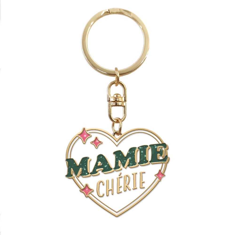 Porte clés mamie chérie