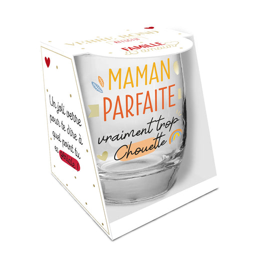 Verre Rond "Maman Parfaite"