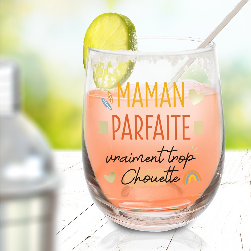 Verre Rond "Maman Parfaite"