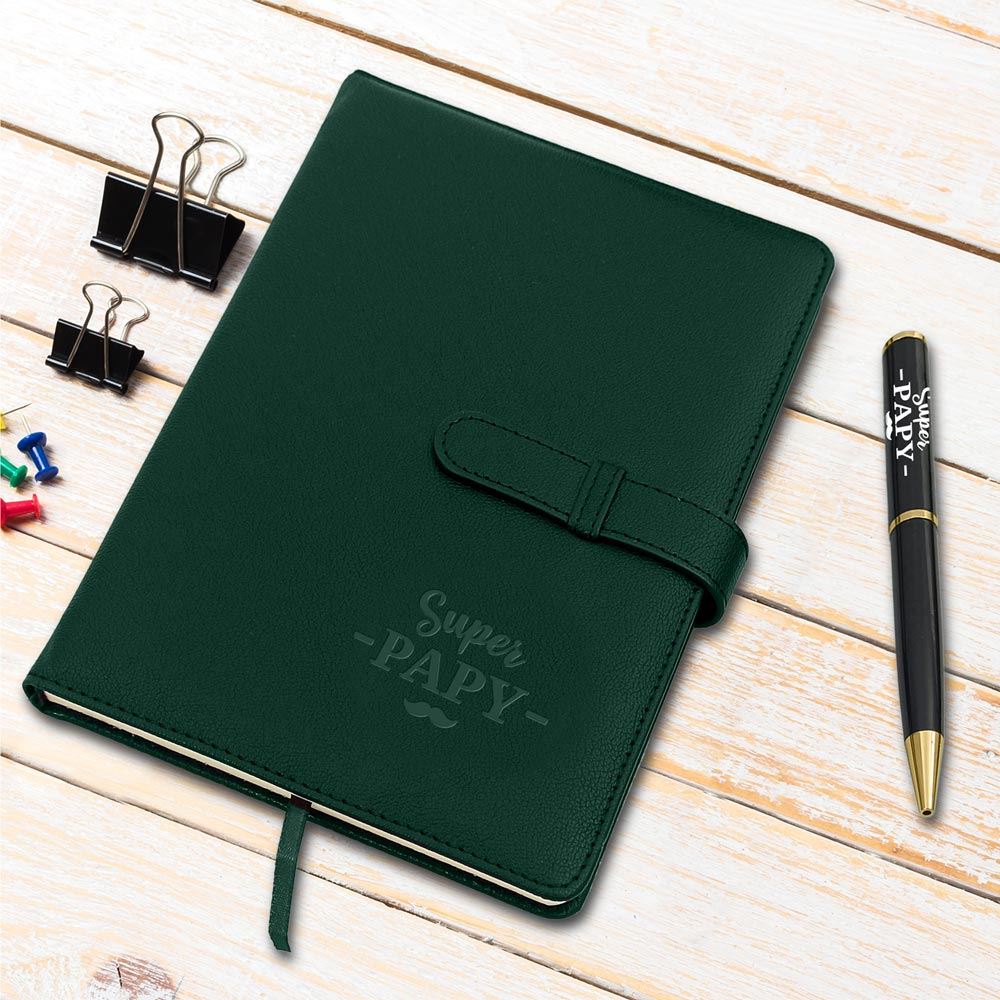 Coffret carnet et stylo papy