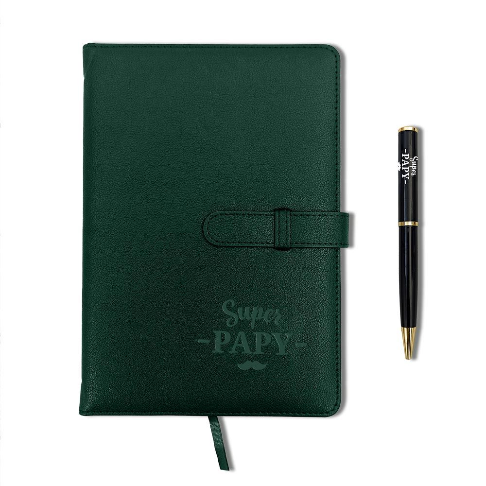 Coffret carnet et stylo papy