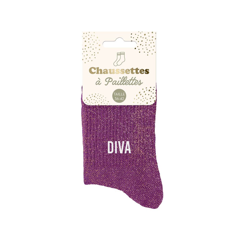 Chaussettes Paillettes Diva