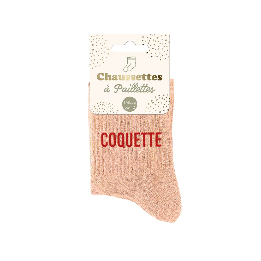 Chaussettes Paillettes Coquette