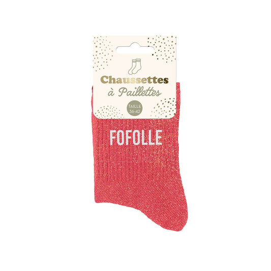 Chaussettes Paillettes Fofolle