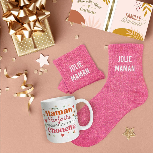 Coffret mug chaussette maman