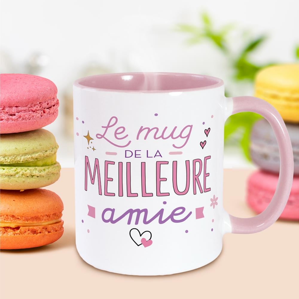 Mug Rose De La Meilleure Amie