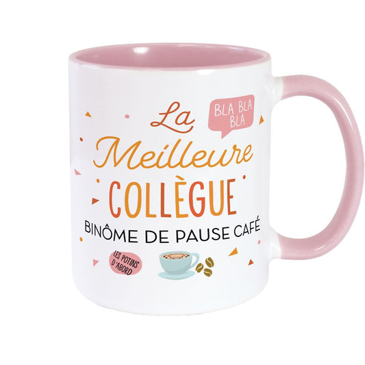 Mug Rose Meilleure Collegue