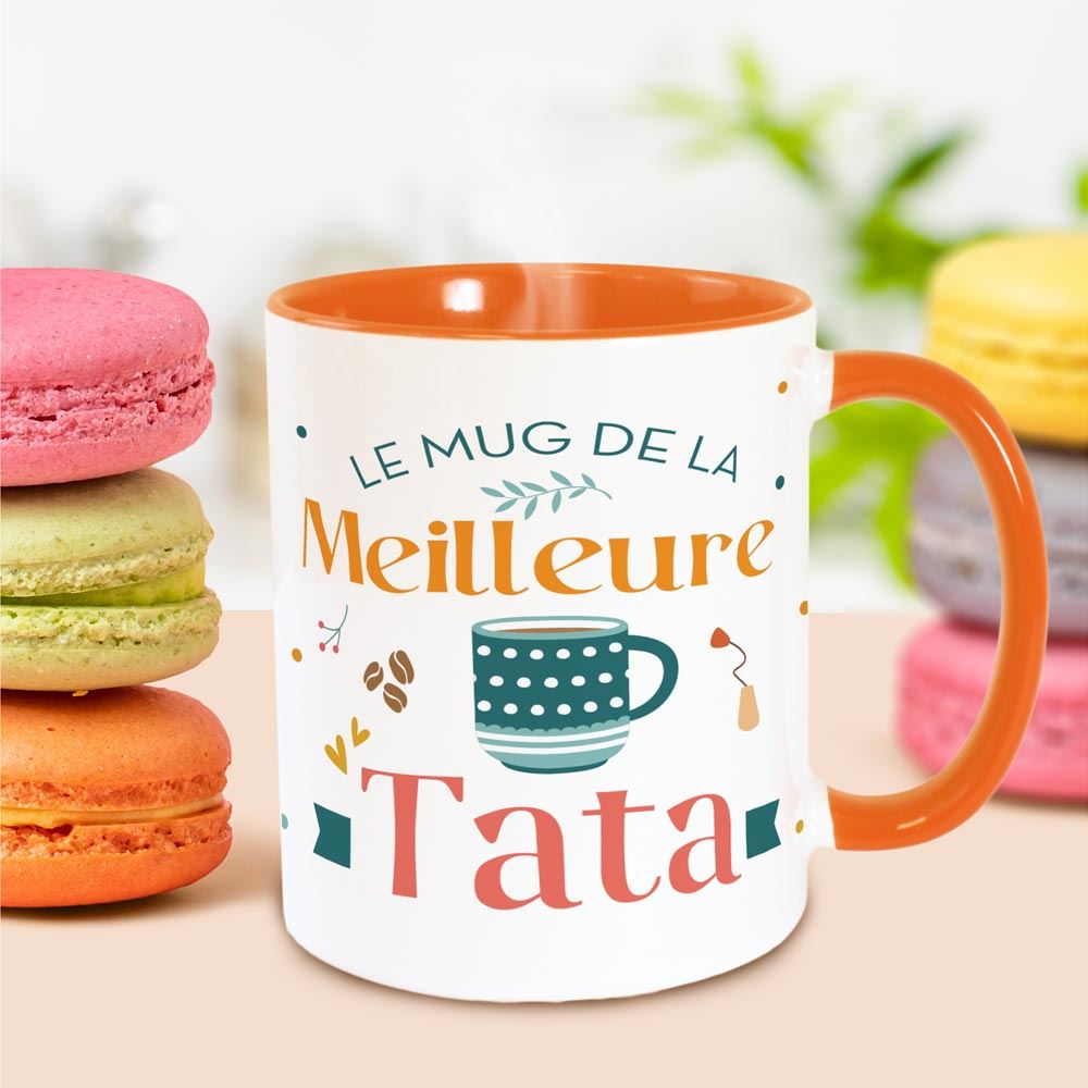 Mug Orange Meilleure Tata