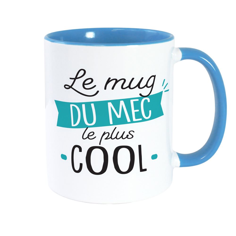 Mug Bleu Mec Le Plus Cool