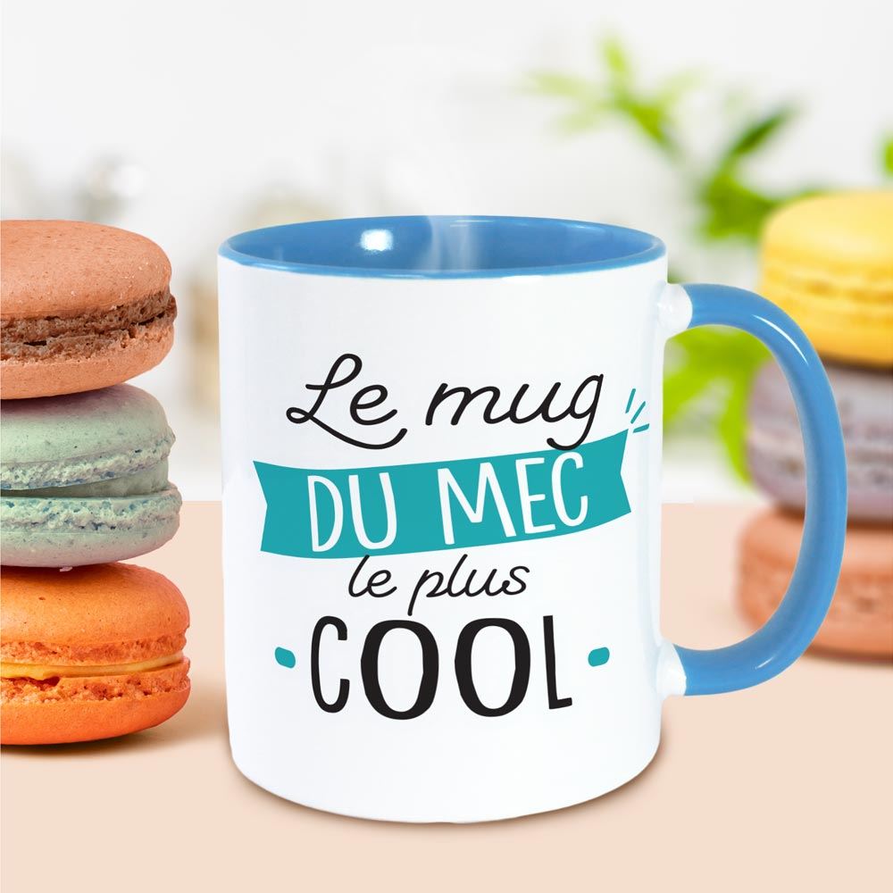 Mug Bleu Mec Le Plus Cool