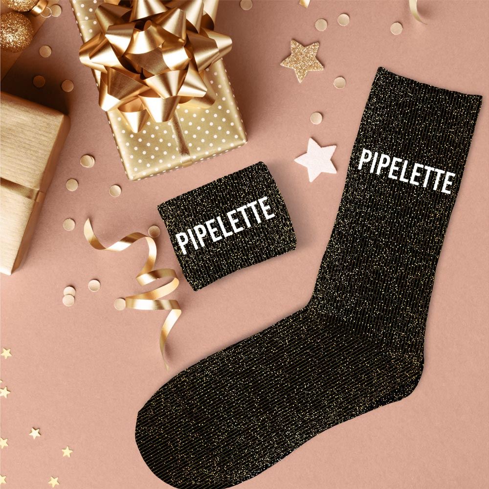 CHAUSSETTES PAILLETTES "PIPELETTE"