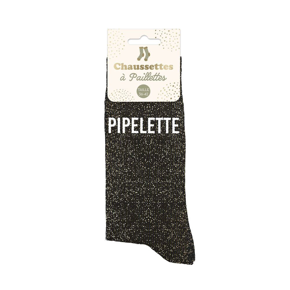 CHAUSSETTES PAILLETTES "PIPELETTE"