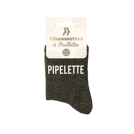 Chaussettes Paillettes Pipelette