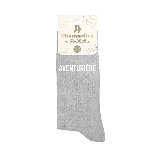 CHAUSSETTES PAILLETTES "AVENTURIERE"