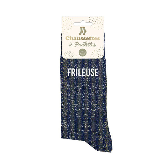 CHAUSSETTES PAILLETTES "FRILEUSE"