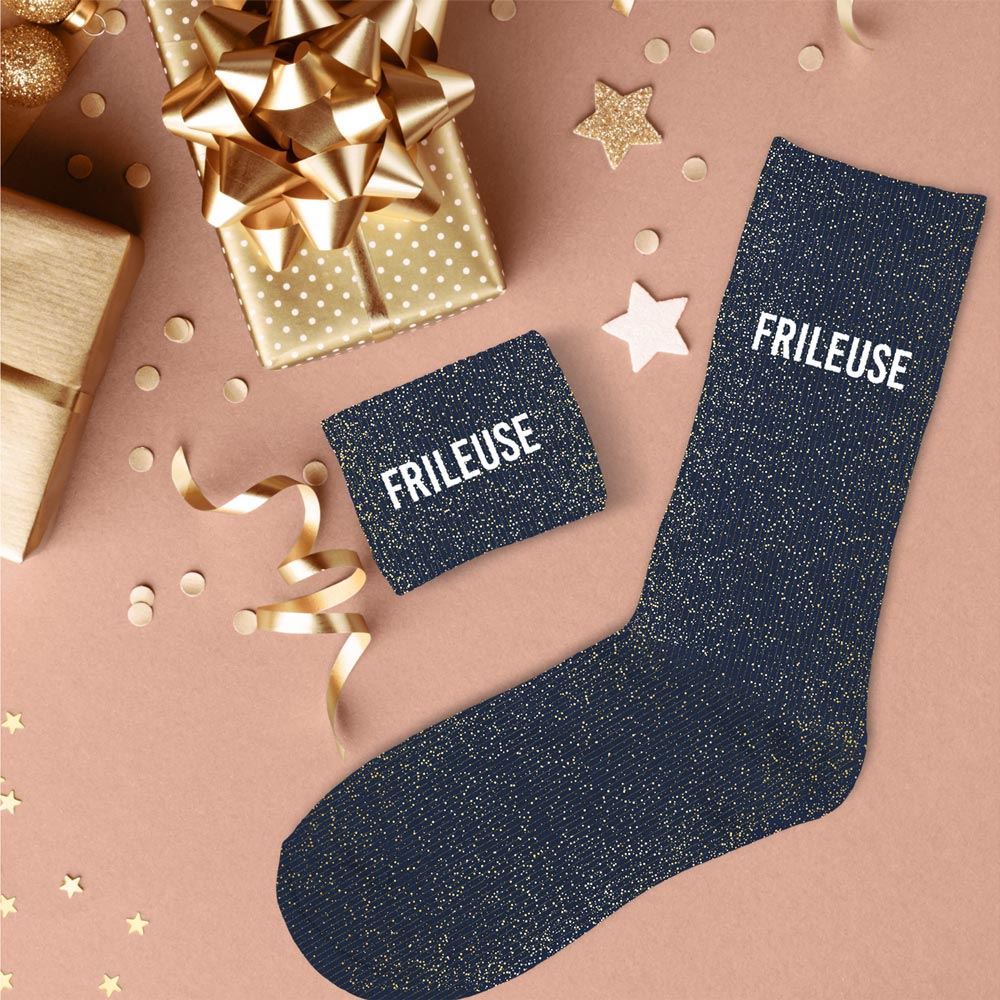 CHAUSSETTES PAILLETTES "FRILEUSE"