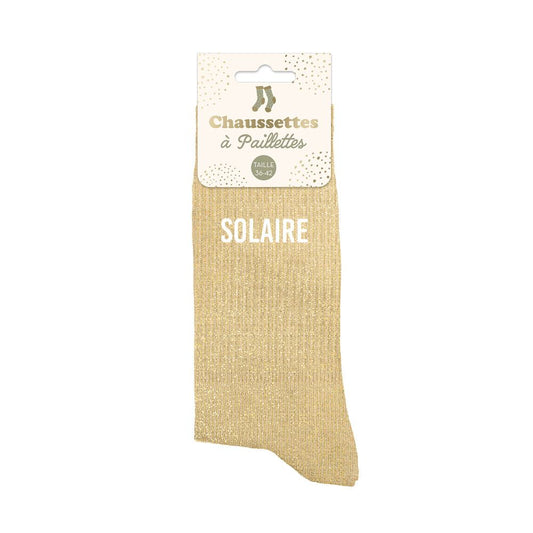 CHAUSSETTES PAILLETTES "SOLAIRE"