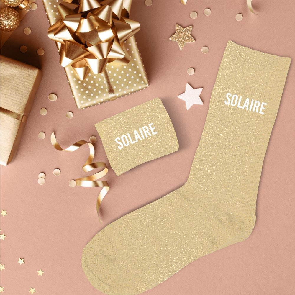 CHAUSSETTES PAILLETTES "SOLAIRE"