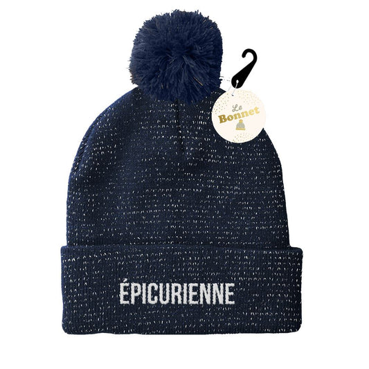 BONNET PAILLETTES POMPON EPICURIENNE