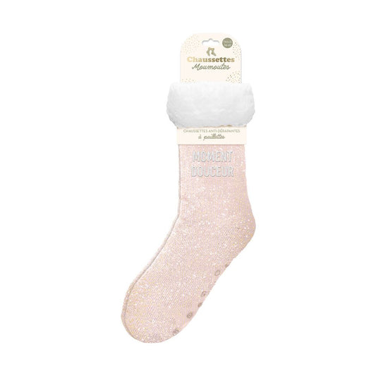 CHAUSSETTES MOUMOUTTES PAILLETTES MOMENT DOUCEUR