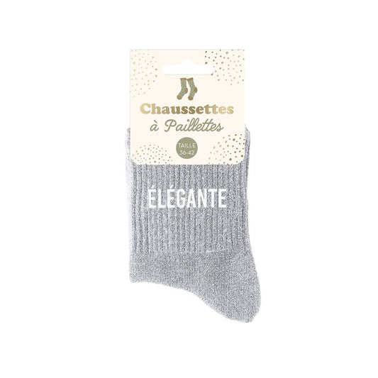 Chaussettes Paillettes Elégante