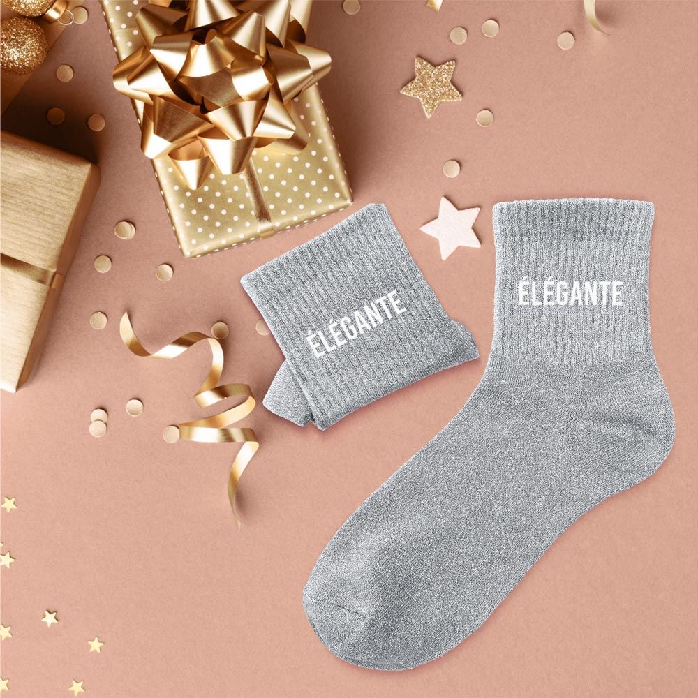 Chaussettes Paillettes Elégante