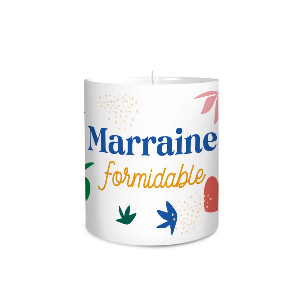 Bougie Affective Marraine Formidable