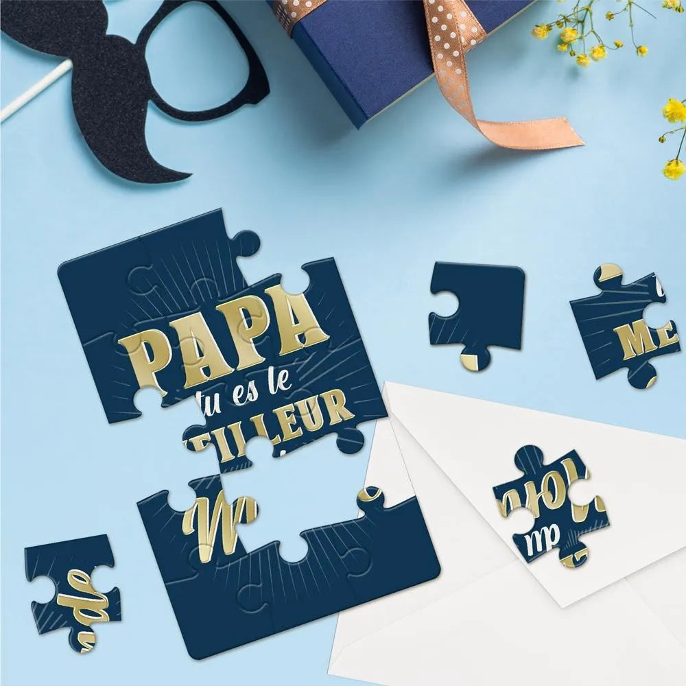 Puzzle message papa