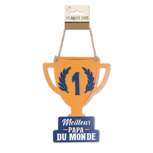 Décoration Bois Meilleur Papa Du Monde