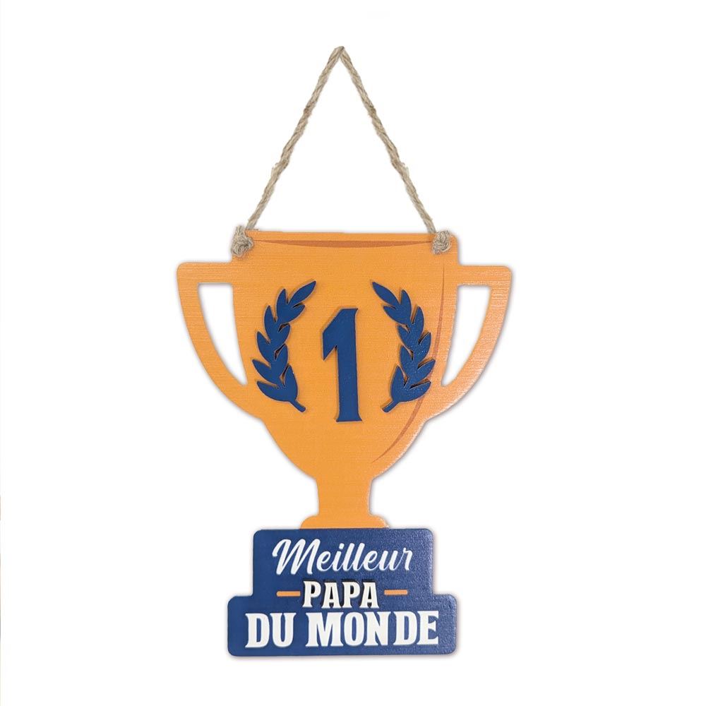 Décoration Bois Meilleur Papa Du Monde