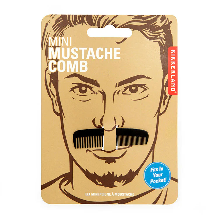 Mini peigne moustache