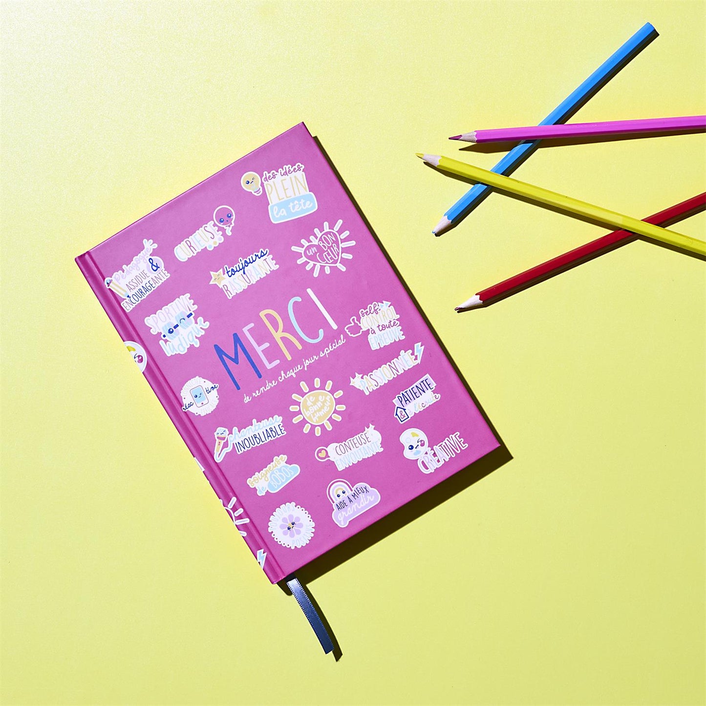 Coffret carnet et stylo Merci
