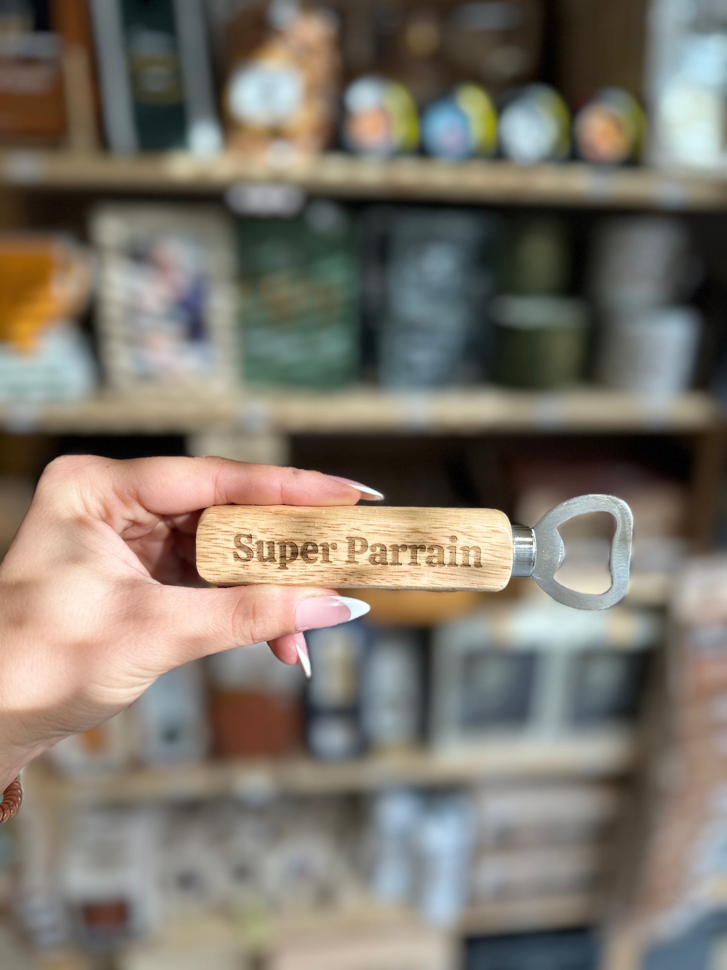 Décapsuleur personnalisé parrain