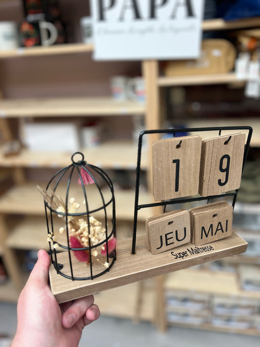 Calendrier Maîtresse