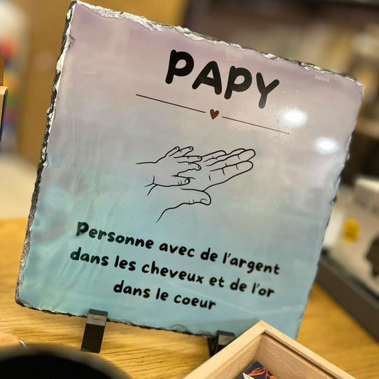 Ardoise personnalisée papy