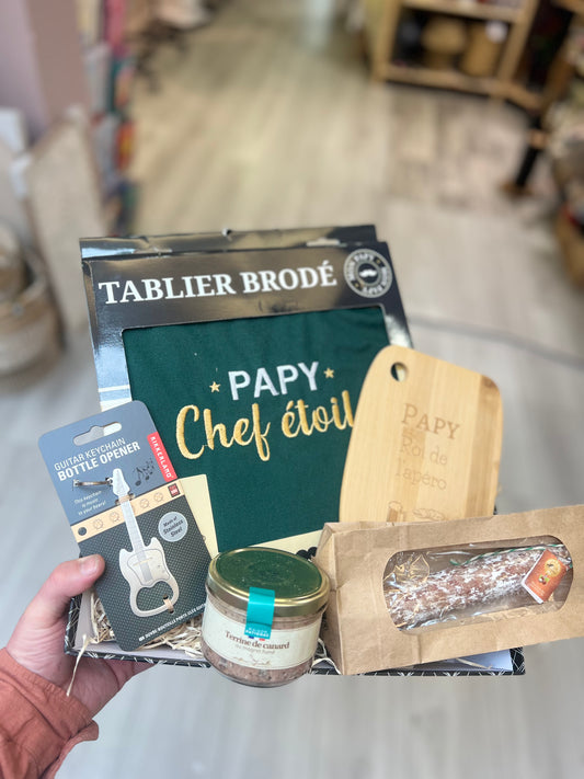 Coffret tablier papy