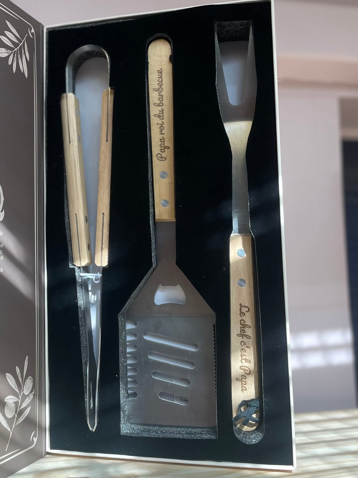 Coffret barbecue personnalisé papa