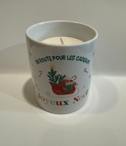 Bougie Noel En Route Pour Les Cadeaux